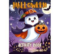 Halloween Activity Book for Kids Ages 4-8: Fun and Educational Halloween Activities: Dot to Dot, Scissor Skills, How to Draw, Mazes, Puzzles, Matching Games