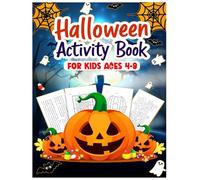 Halloween Activity Book for Kids Ages 4-8: word search, coloring, dot to dot, drawings,color by numbers & More.