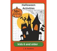 Halloween Activity Book for Kids: Spooky Word Puzzles, Mazes, Spot-the-Difference, Poems, and Coloring Pages for Boys and Girls