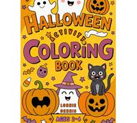 halloween activity themed coloring books for kids ages 2-4: Simple in Easy Halloween Coloring Pages For Toddlers