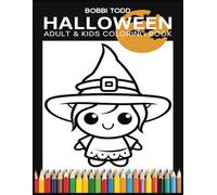 Halloween Adult Coloring Book: Adorable Creepy Creatures in Cozy Moments for Relaxation