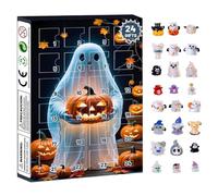 Halloween adventcalendar 2025, 24 Days Countdown Calendar With Classic Doll, Gnomes Countdown Calendars 2025, Home Seasonal Decoration, Halloween Decorations For Home