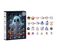 Halloween Advents Calendar 2025, Halloween 3D Ghos-t Countdown Calendar,24-Day Surprised Box,Collectible Doll Figures, Home Kitchen Display,Party Supply Gift Idea (B, One Size)