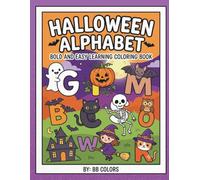 HALLOWEEN ALPHABET: BOLD AND EASY LEARNING COLORING BOOK