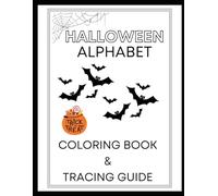 Halloween Alphabet Coloring Book & Tracing Guide