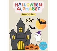 Halloween alphabet colouring book