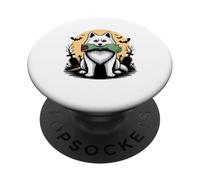 Halloween American Eskimo Dog Cane Eschimese Americano PopSockets PopGrip Adesivo