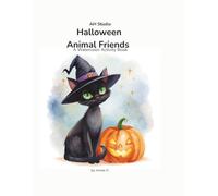 Halloween Animal Friends: A Watercolor Activity Book