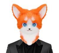 Halloween Animal Head - Masque Adjustable Plush Cosplay Headwears
