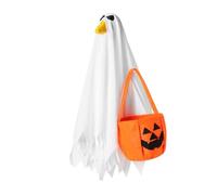 Halloween Animal Statue Outfit Set, Ghost Costume Kit for Garden Sculptures, Easy-Wear Decorative Clothing, for Porch, Terrace, Yard, Family Gathering, Outdoor Party Decor