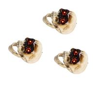 Halloween Animatronics Skull Stakes Pathway Marcatori Scheletro spaventoso con suono attivato Luce Up Haunted Houses Decors Animato Decorazioni di Halloween