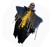 Halloween Appeso Scheletro Spettro Con Cranio Illuminato Facile Installare Decorazione Per Haunts House Party Illuminato Skull Ornamento Halloween Scheletro Per Il Partito