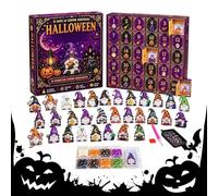 Halloween Art Craft Advent - 31 Day Gnome Mosaic, DIY Countdown Kit