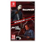HALLOWEEN & ASH VS EVIL DEAD RETRO REALMS NINTENDO SWITCH COMPLETO ITA NUOVO