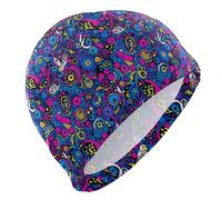 Halloween Astratto Polka Dots Hot Pink Blu Nuoto per gli Uomini Capelli Corti Cappelli impermeabili per le Donne Nuoto Protezione dei Capelli e Drag Riduzione gorros para Nadar en Piscina Mujer