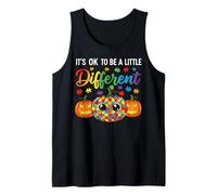 Halloween Autism Pumpkin It's Ok To Be a Little Different Canotta