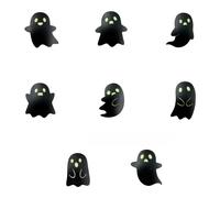 Halloween Bagliore al Buio Sottobicchieri in Set 8 o 9 per pz Pino