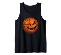 Halloween Basketball Pumpkin Spooky Creepy Basketball Player Canotta