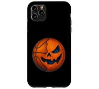 Halloween Basketball Pumpkin Spooky Creepy Basketball Player Custodia per iPhone 11 Pro Max