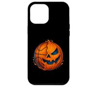 Halloween Basketball Pumpkin Spooky Creepy Basketball Player Custodia per iPhone 12 Pro Max
