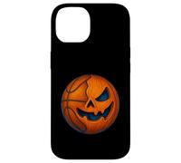 Halloween Basketball Pumpkin Spooky Creepy Basketball Player Custodia per iPhone 14