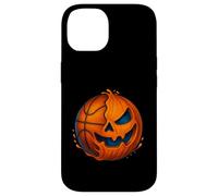 Halloween Basketball Pumpkin Spooky Creepy Basketball Player Custodia per iPhone 14