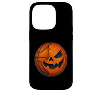 Halloween Basketball Pumpkin Spooky Creepy Basketball Player Custodia per iPhone 14 Pro