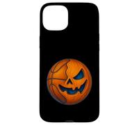 Halloween Basketball Pumpkin Spooky Creepy Basketball Player Custodia per iPhone 15 Plus