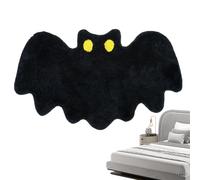 Halloween Bat Rug, Front Door Mat Carpet, Slip-Resistant Floor Cover, 50x80cm, Wear-Resistant Decorative Accent, Easy-Clean Holiday Mat Ideal for Kitchen, Patio, Deck, Garage, Apartment