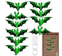 Halloween Bats | Glow In The Night Spooky Yard Hangable Props |