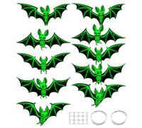 Halloween Bats - Hanging Bat Decorations, Black Bat Wall Decor