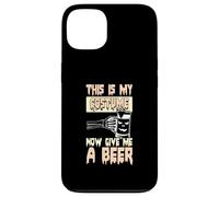 Halloween Bere Divertente Bevitore di Birra Ora Dammi Una Birra Custodia per iPhone 13