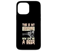 Halloween Bere Divertente Bevitore di Birra Ora Dammi Una Birra Custodia per iPhone 13 Pro Max