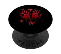 Halloween Bloody Hands Blood Splash Zombie costume PopSockets PopGrip Adesivo