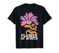 Halloween Boho Flower of Spirits Ghostly Blooms Maglietta