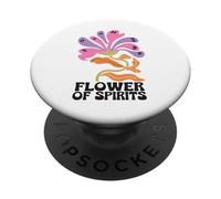 Halloween Boho Flower Of Spirits Ghostly Blooms PopSockets PopGrip Adesivo
