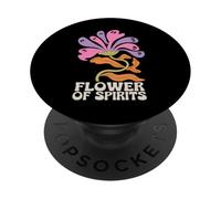 Halloween Boho Flower Of Spirits Ghostly Blooms PopSockets PopGrip Adesivo