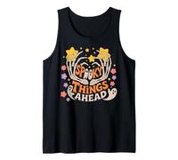 Halloween Boho Spooky Things Ahead Stars Canotta