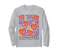 Halloween Boho Strawboories Sweet Side of Spooky Maglia a Manica