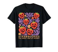 Halloween Boho Strawboories Sweet Side of Spooky Maglietta