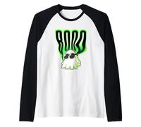 Halloween Boo Ghost Maglia con Maniche Raglan