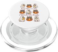 Halloween Book Lover Ghost Take the Candy I'll Take Books PopSockets PopGrip per MagSafe
