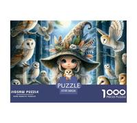 Halloween Book Magic Castle Design Incastro Solido Ottima Idea Regalo Per Amanti Dei Puzzle, Amici E Famiglia in Ogni Occasione 38x26cm/1000pcs