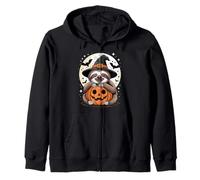 Halloween Bradipo Cappello Strega Zucca Spooky Felpa con Cappuccio