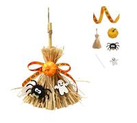 Halloween Broom Prop, Pumpkin, Bat, Spider DIY Kit, Creative Party Decoration Gift(S)