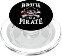 Halloween Bruh Teschio Pirata Divertente Costume Fai Da Te PopSockets PopGrip per MagSafe