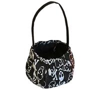 Halloween Bucket, Festive Candy Holder Lightweight Design with Easy-Carry Handle, for Kids, Family, Night Adventures, Cosplay, Holiday Parties, Photos, Goodies and More