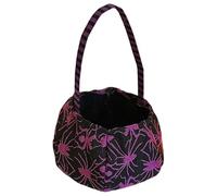 Halloween Bucket, Trick or Treat Candy Bag, Festival Container, 6.3x5.12x1.18 Inches for Kids and Families, Night Adventures, Cosplay Events, Holiday Photos, and Collecting Goodies