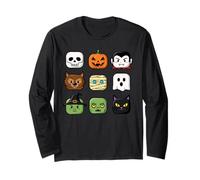 Halloween Building Brick Heads Gioventù Bambini Halloween Maglia a Manica
