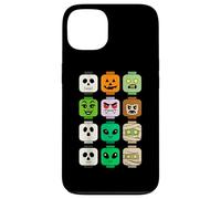 Halloween Building Testa di Mattone Zucca Fantasma Zombie Divertente Custodia per iPhone 13
